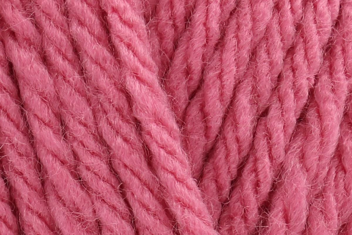 Sirdar Hayfield Bonus Chunky Crochet Yarn, 100% Acrylic Soft Knitting Wool for Cardigans, Jumpers, Sweaters, Ponchos and Capes - 100g Balls - Deep Rose (616) - Pack of 3
