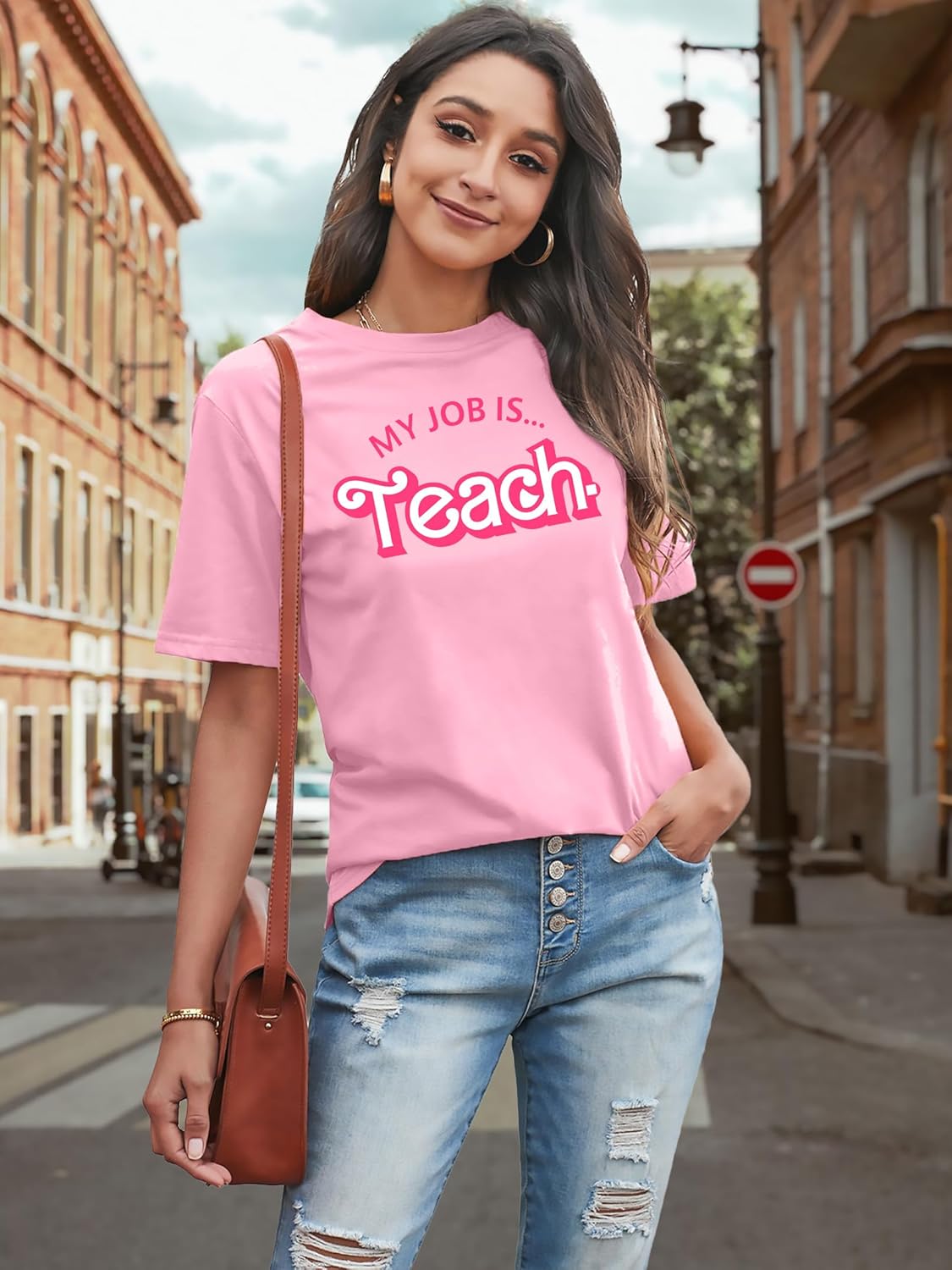 Teacher Shirts for Women: Teachers Life T-Shirt Retro Flower Graphic Tees Back to School Teacher's Gift Top - Image 4