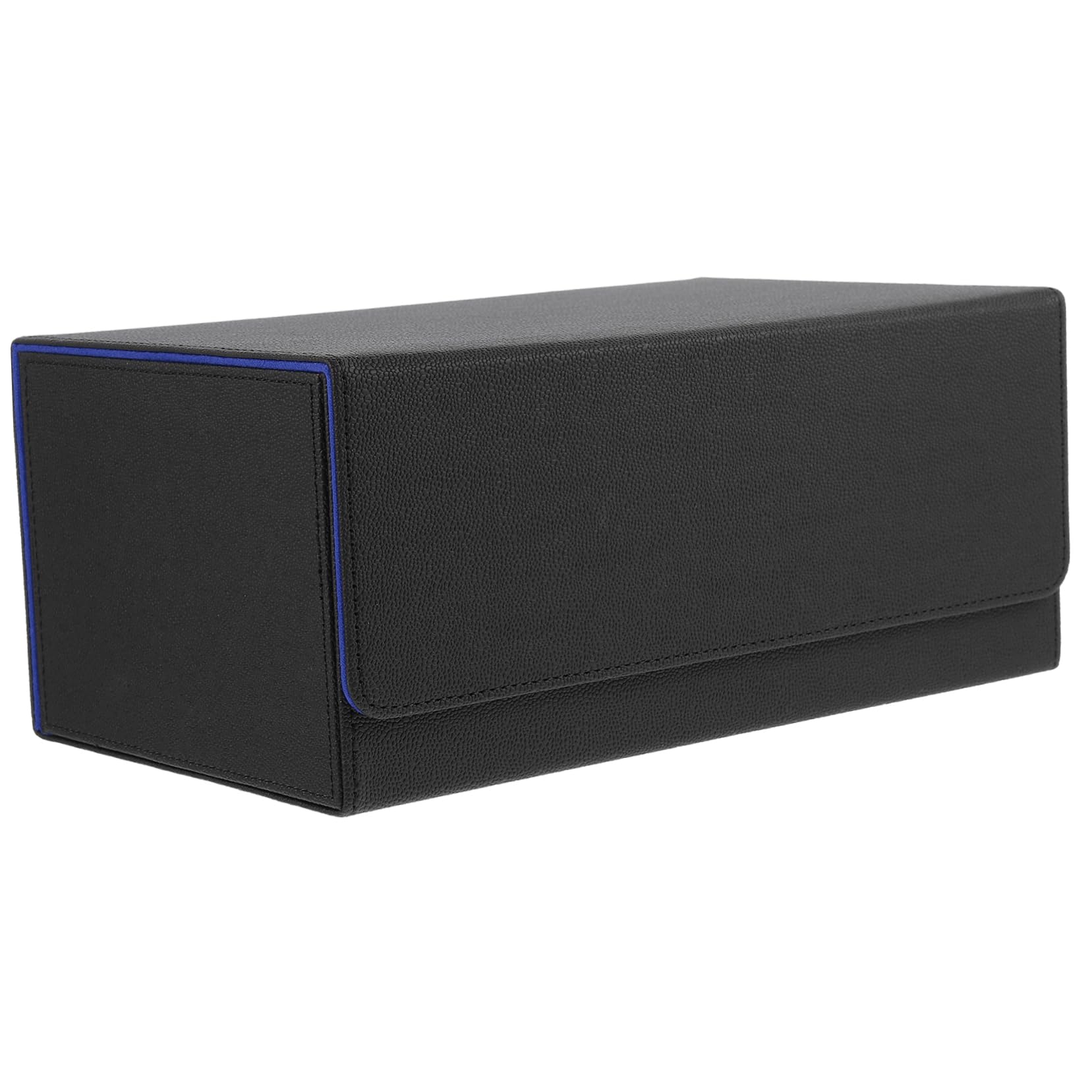 Vaguelly Aufbewahrungsbox für Sammelkarten Magnetisch mit Pu Leder Deckel Fächer Organizer für Sport und Spielkarten Sammelkartenhalter für Zuhause und Büro