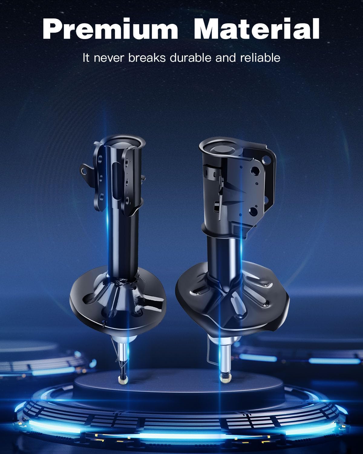 ECCPP shock Struts shock absorbers for 2000-2003 for Mazda Protege,2002-2003 for Mazda Protege5 shock Struts for 333350 333351 333276 333277 Front and Rear shocks
