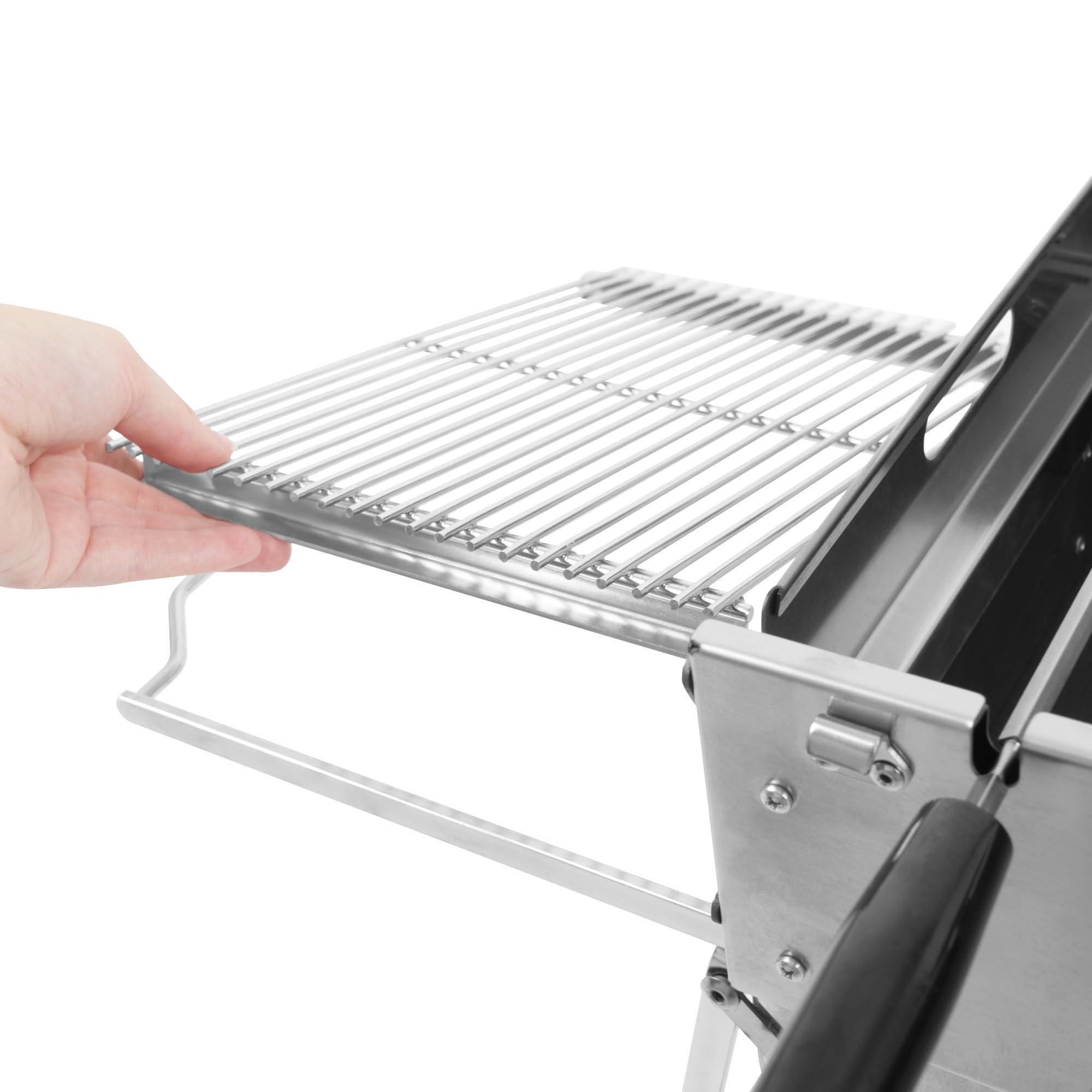 BBQ-Toro Barbacoa de carbón vegetal con asador eléctrico | Acero inoxidable plegable | Barbacoa de camping con bolsa de transporte y 7 brochetas | Barbacoa de acero inoxidable con motor, mangal shish