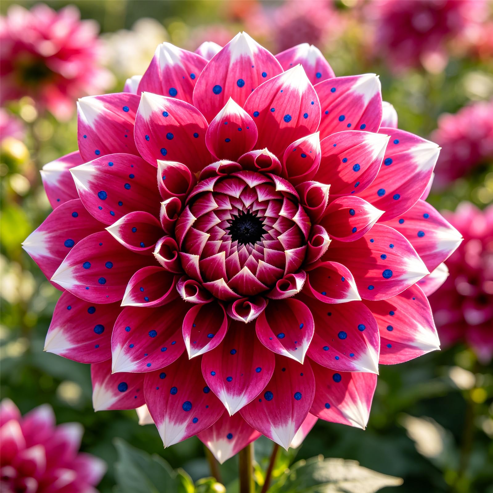 Exquisites Dahlien,Gefüllte Blüten,Einfach zu pflegen,Eine bezaubernde Gartendekoration,Schnellwüchsig,Ideal für Gartenanfänger-10Rhizome-C