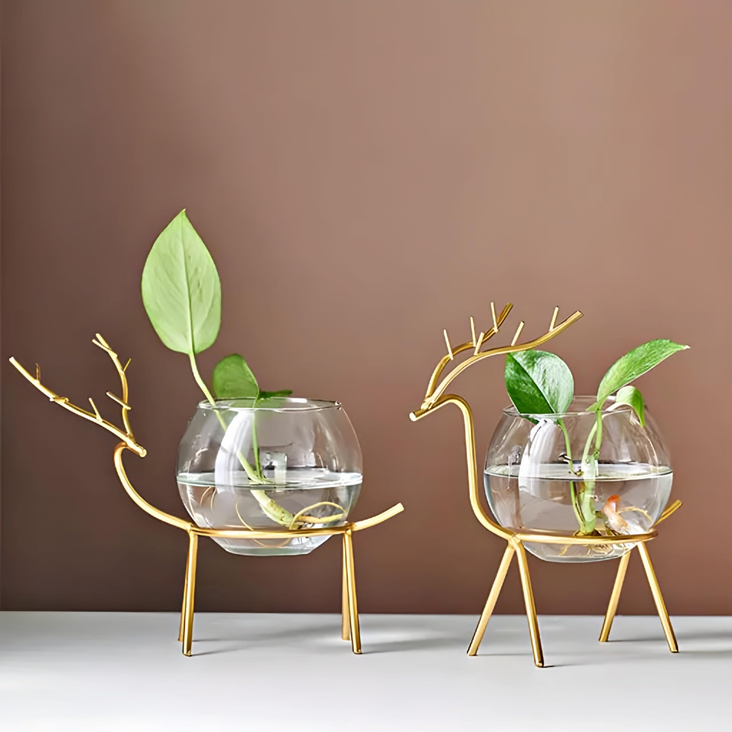 See full amazon price history chart for MAXXINN Glass Planter Holder Deer |Glass Pot| Glass Flower Pot| Glass Flower Round Vase Handmade for Decorate House (Set of 2) (Gold) MAXXINN Glass Planter Holder Deer |Glass Pot| Glass Flower Pot| Glass Flower Round Vase Handmade for Decorate House (Set of 2) (Gold) (B0D5W1FHBL) Amazon Price History, Amazon Price Tracker