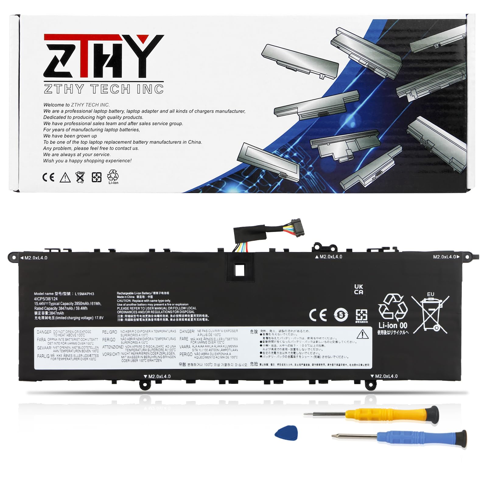 Amazon.com: L19D4PH3 L19M4PH3 L19C4PH3 Battery Replacement for