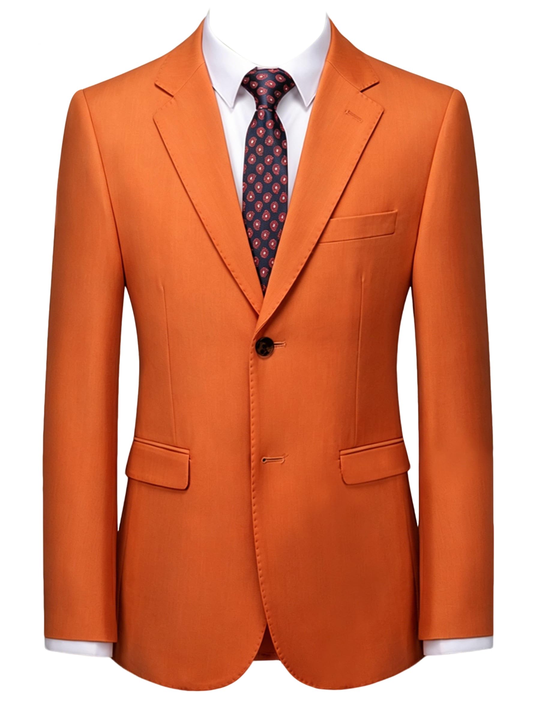 Blazer hommes deux boutons coupe ajustée veste formelle