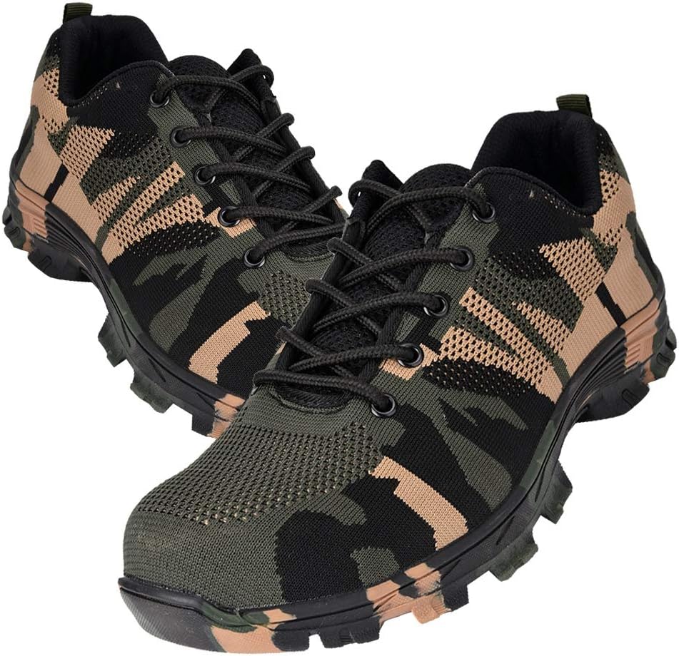 camo safety boots