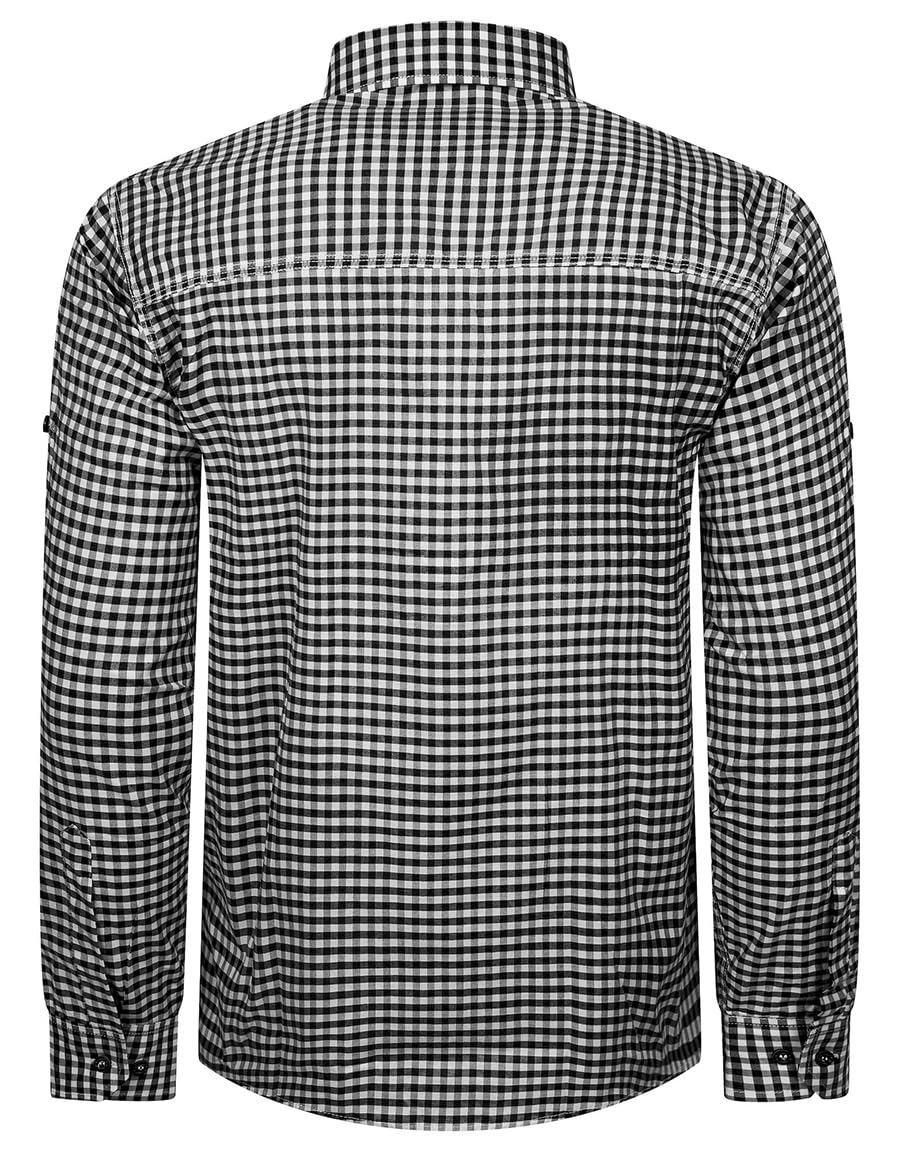 ALL THE GOOD Herren Trachten set Oktoberfest (Hose +Hemd +Schuhe +Socken) Bayerische Lederhose Trachtenhose Leder Hose S3
