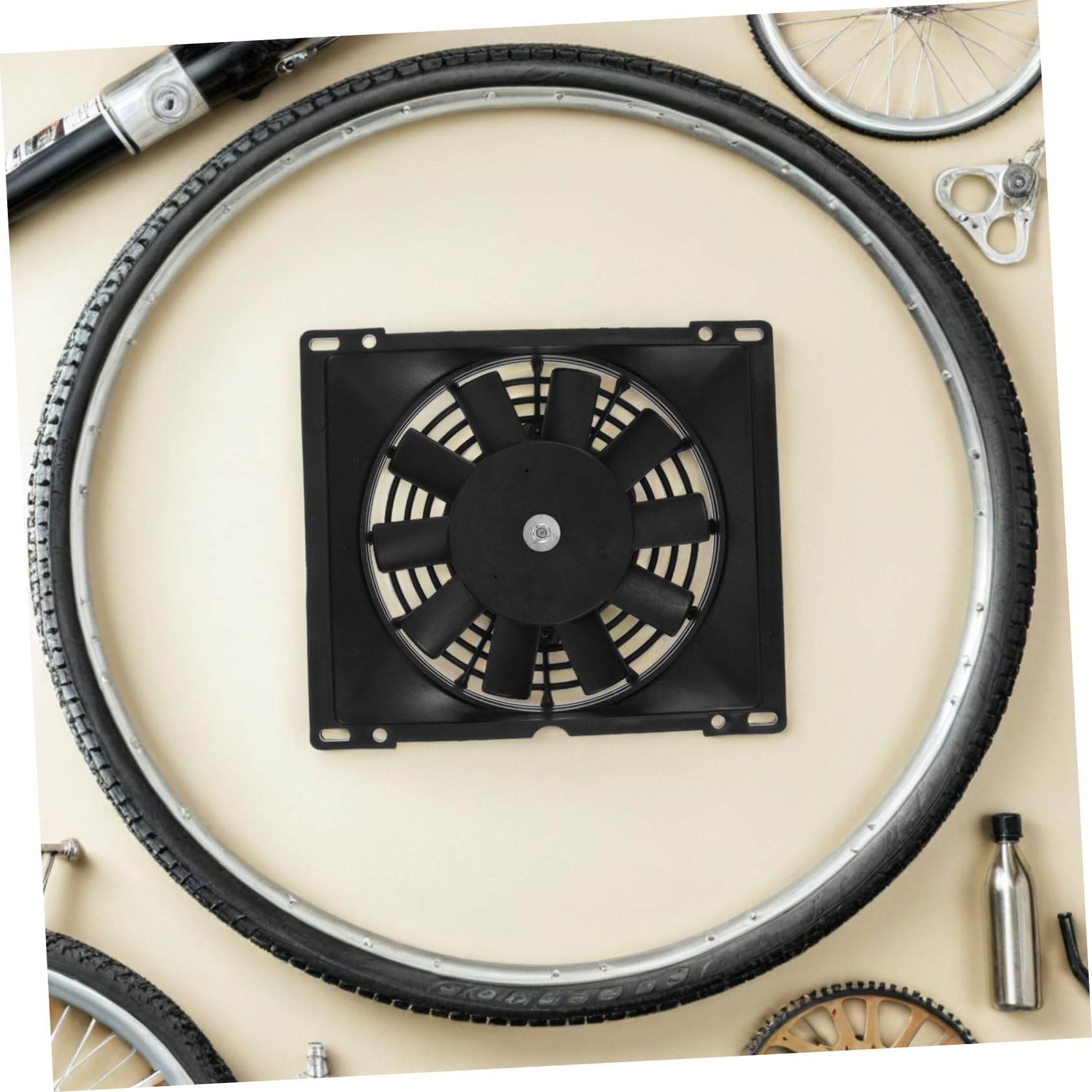 Ventilador Eléctrico de Refrigeración para Radiador Compatible con Motos Atv y Dirt Bikes Diseño Robusto para Disipación de Calor y Protección del Motor