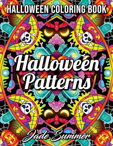 Halloween Patterns: A Halloween Adult Coloring Book with Spooky Mandalas