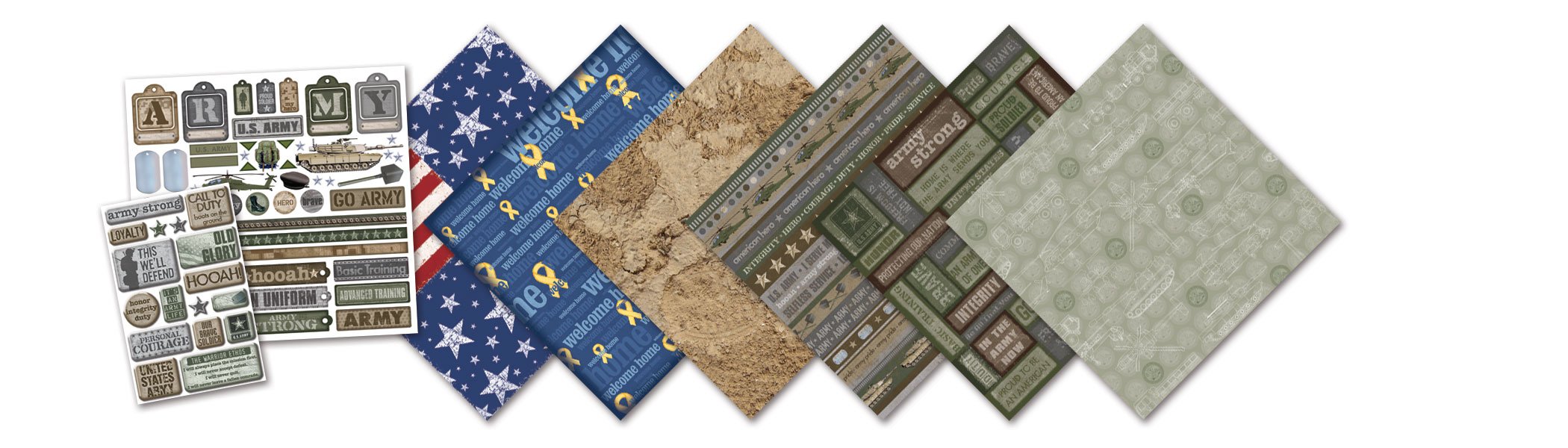 Creative Imaginations Army Scrapbooking Kit