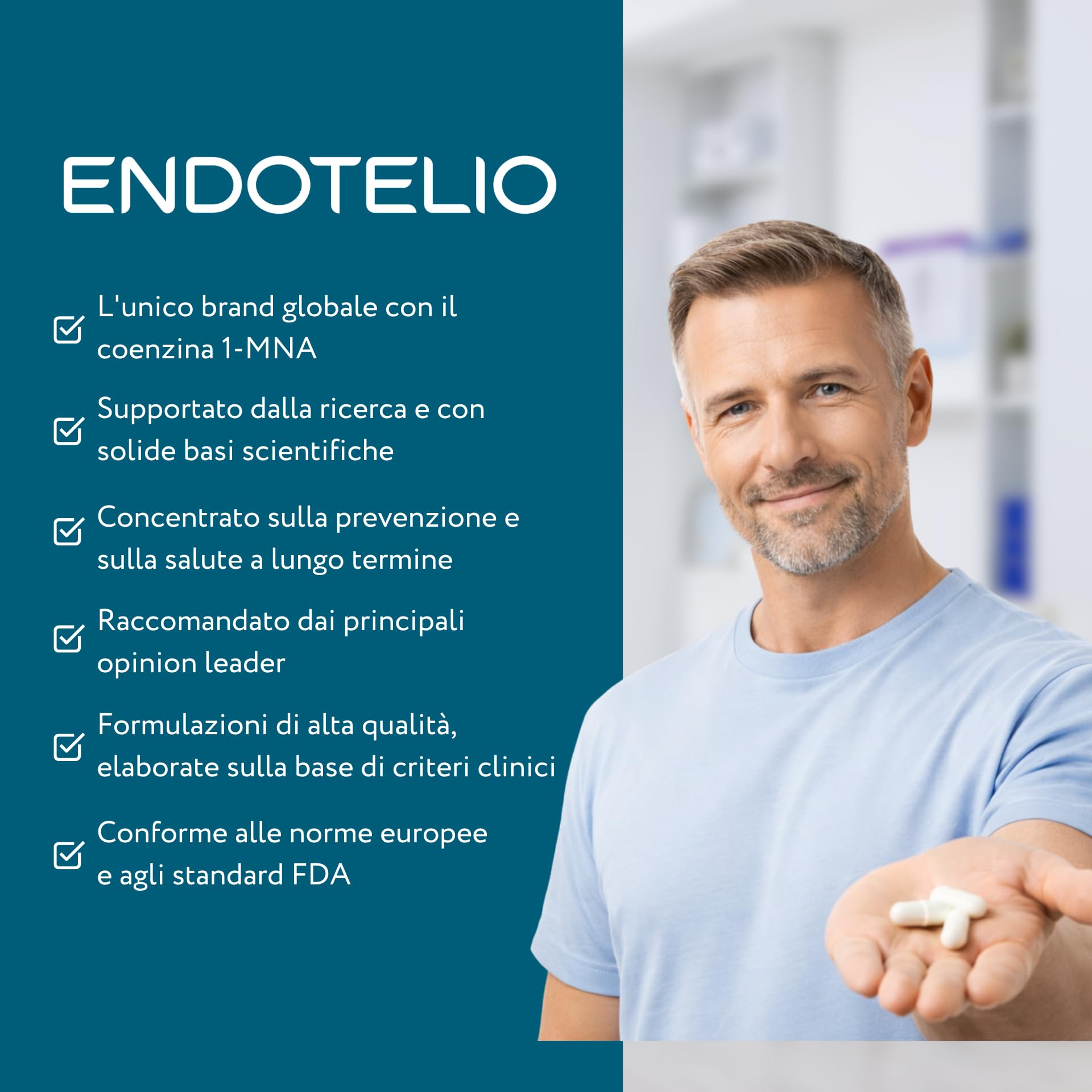 1-MNA, Integratore Anti-Età, Ottimizza NAD+, Biohacking, Supporto per la Salute Cellulare, Formulato Scientificamente con Biodisponibilità Maggiorata, Vegan, 30 Compresse