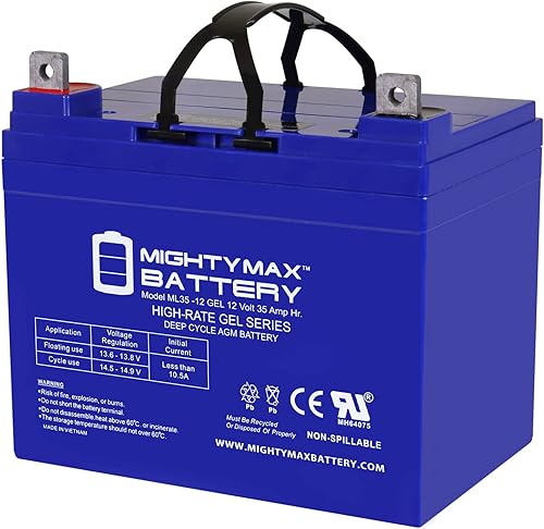 Mighty Max Battery Batería de repuesto de gel NB de 12V 35AH compatible con Pride Mobility SC609 Victory 9