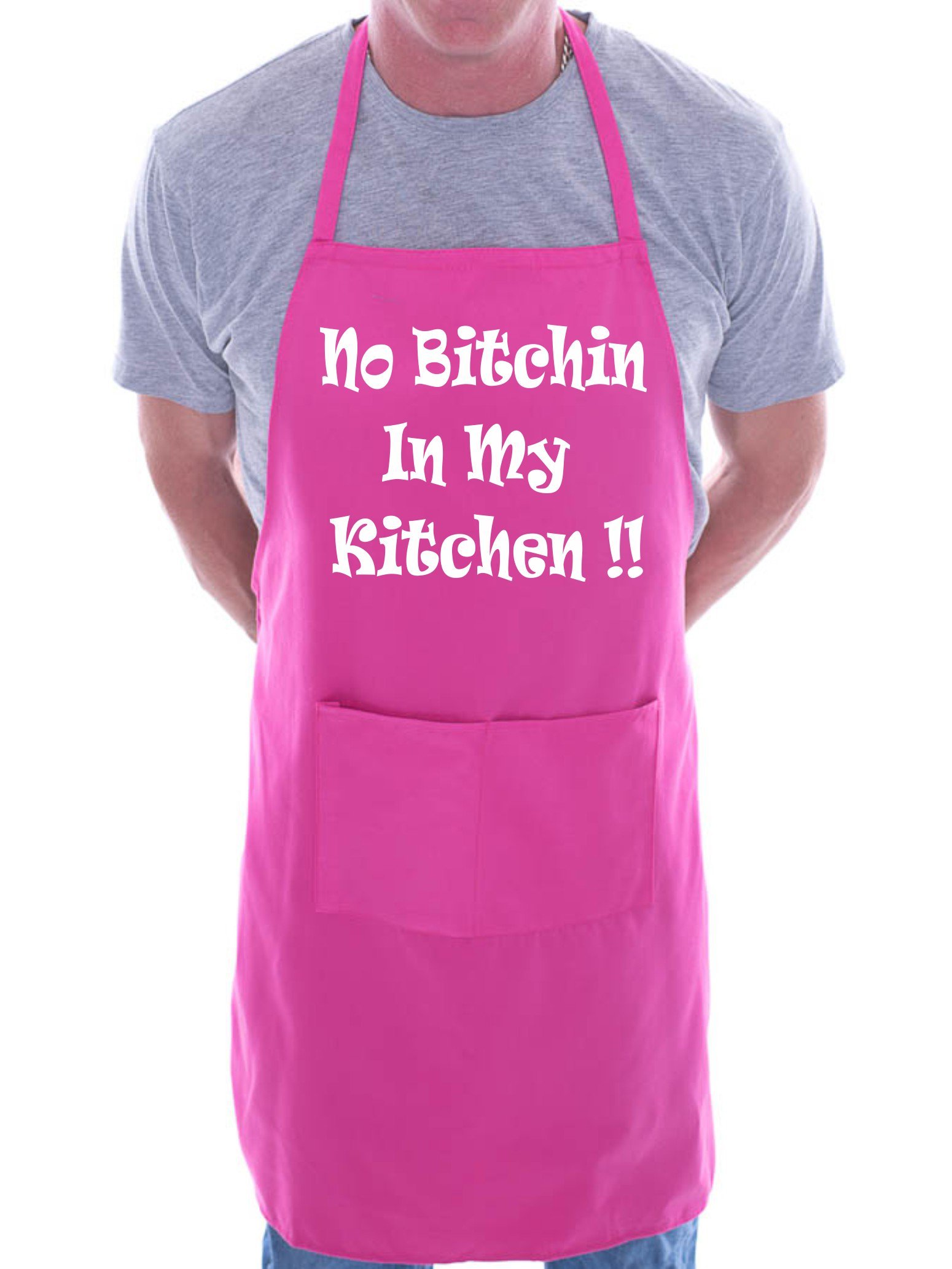 Print4UNo Bitchin In My Kitchen Funny BBQ Cooking Novelty Apron