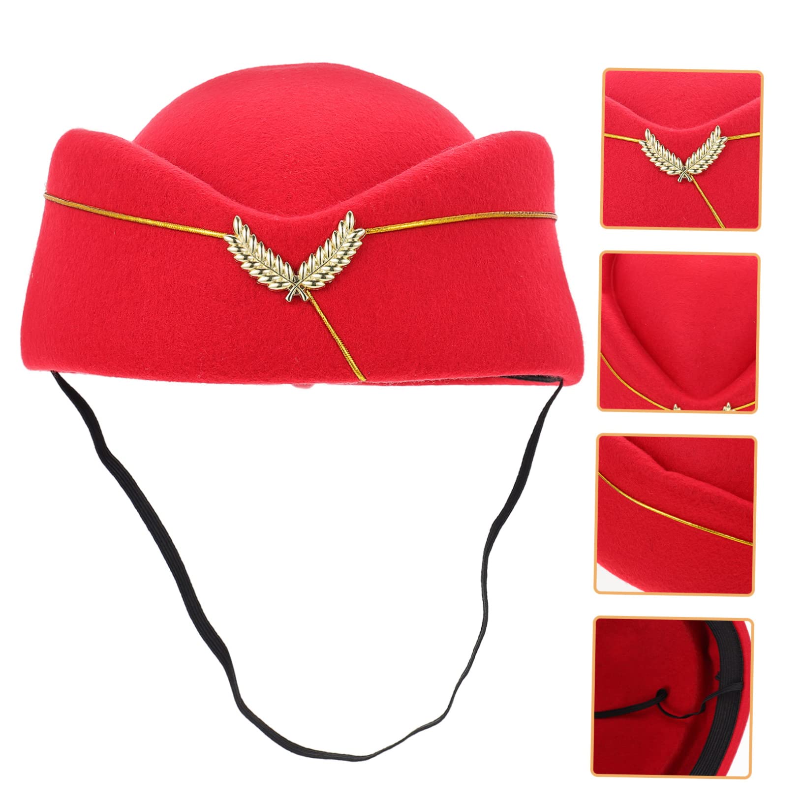 Healvian 5 Piezas De Decoración Para Disfraz De De Sombrero De Rendimiento Retro Gorra De De Cabina Sombreros De Disfraces Accesorios De