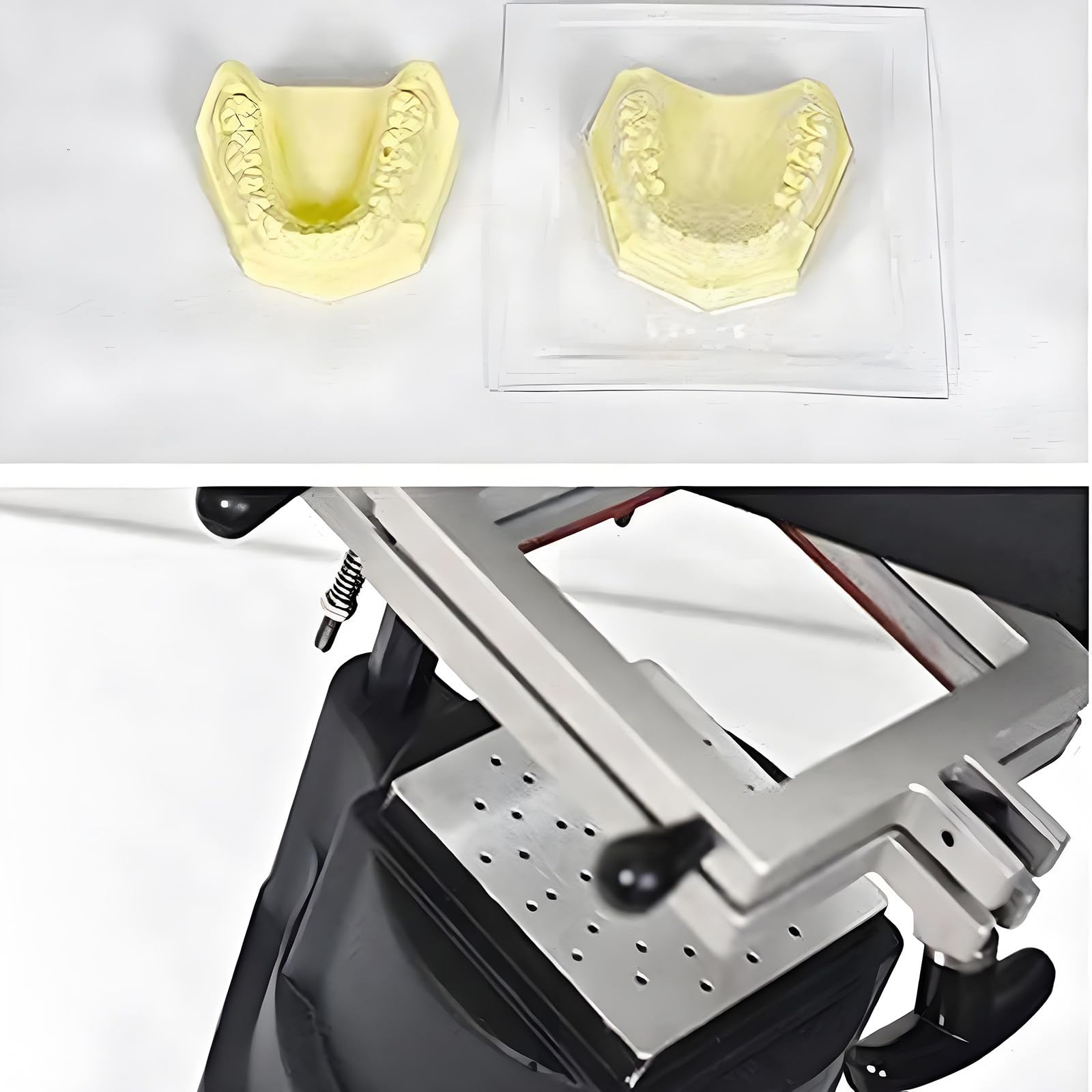 Vuoto dentale che forma macchina per i fermi ortodontici, attrezzatura dello stampaggio di calore 1200W per cliniche ed esperimenti, tecnologia avanzata di adsorbimento