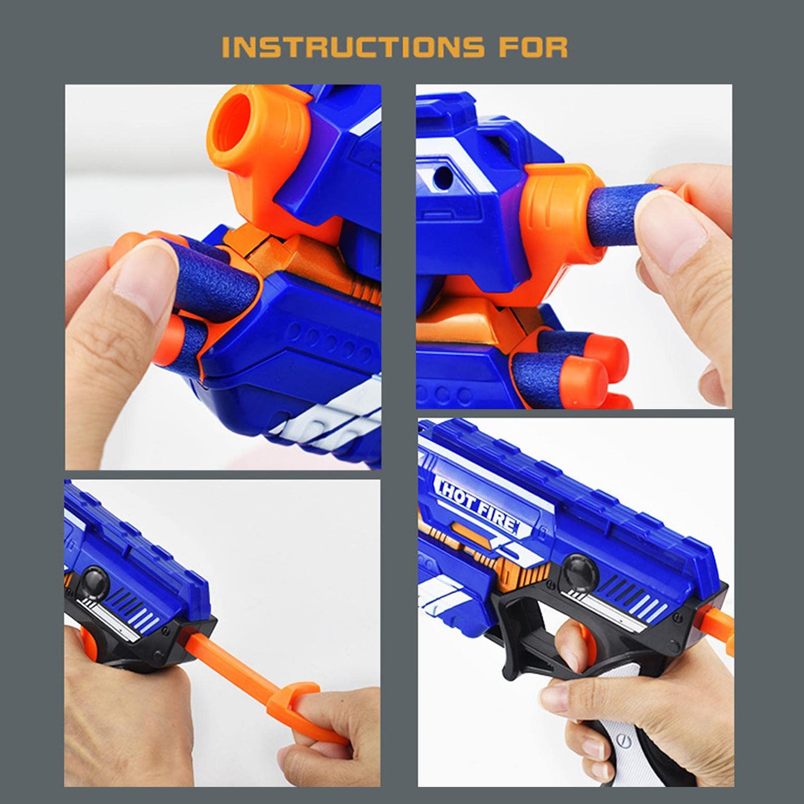 Amazon.co.jp: トイ シューター ボール ブラスター,子供向けのロール