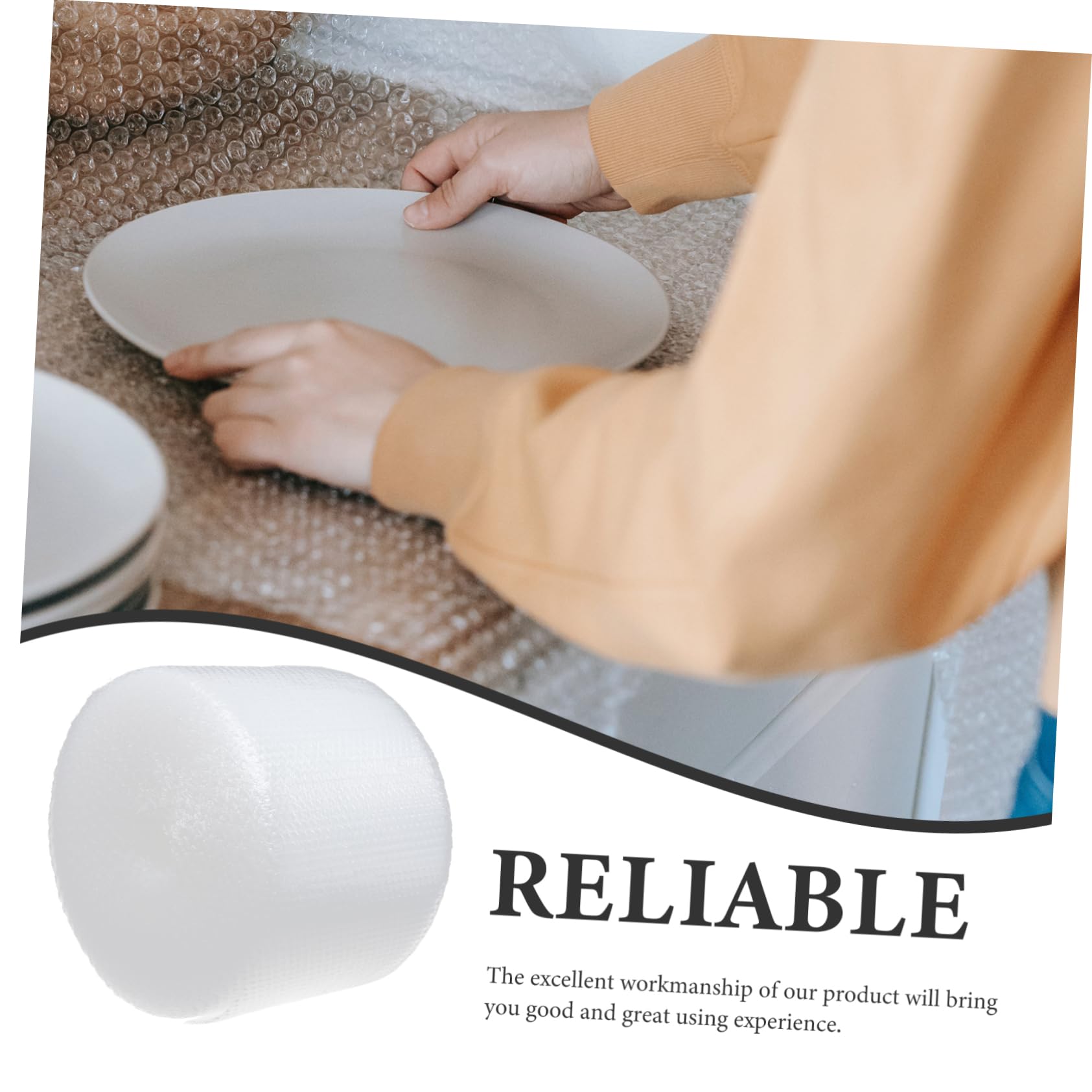 STOBOK Luftpolsterfolie Rolle Isolierfolie Polsterfolie Verpackungsmaterial Für Umzug Umzugsbedarf Folienrolle Verpackungsfolie