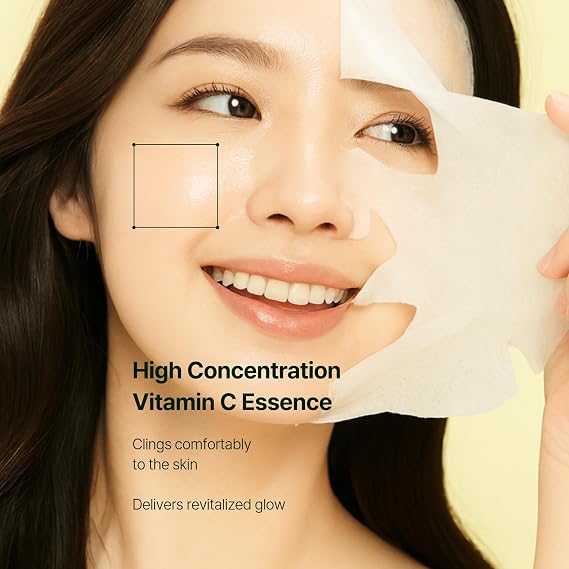 Orien Vitamin C Serum Mask Pack (4pcs)