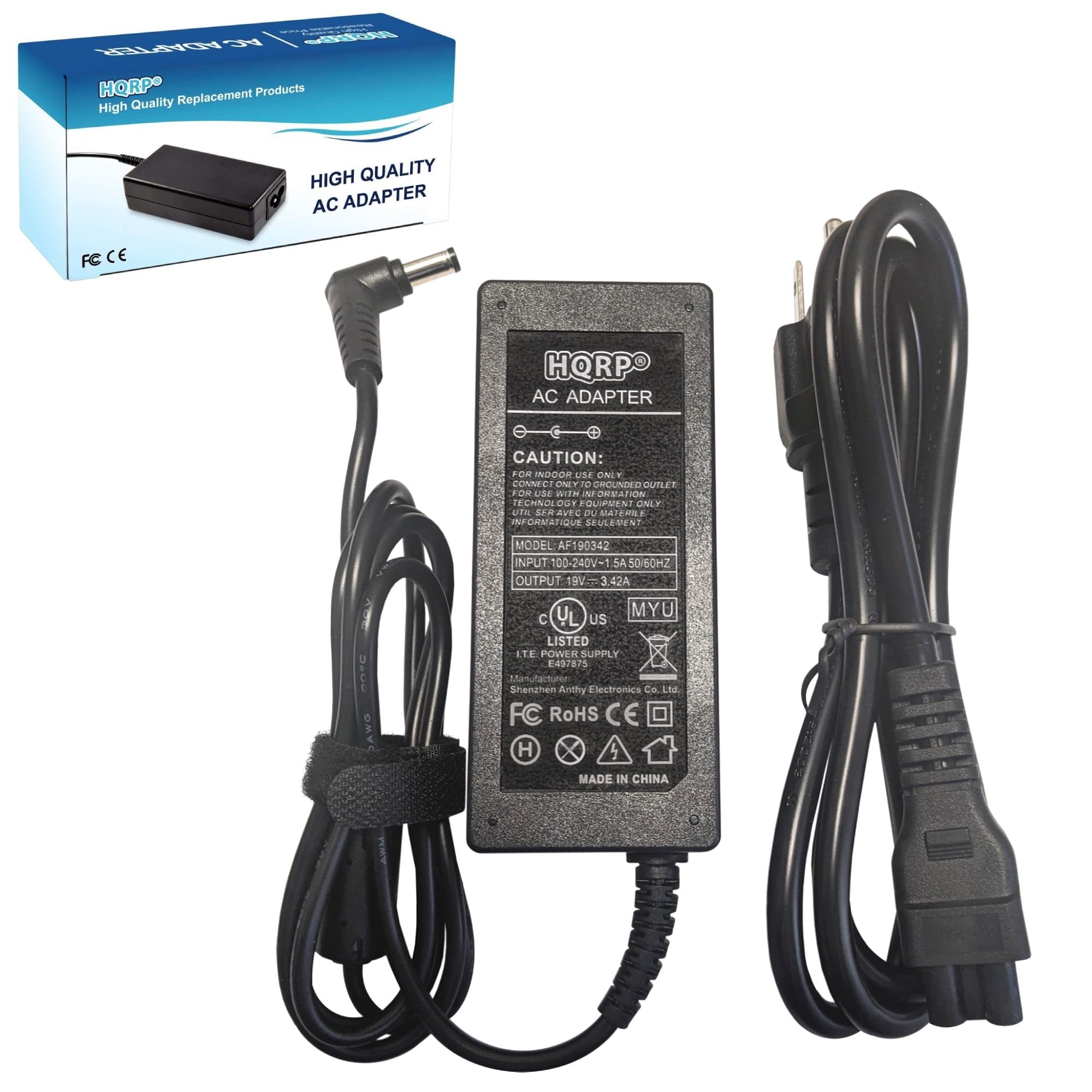 Amazon.com: HQRP 19V AC Adapter Charger 3.42A 65W 45W 33W AC