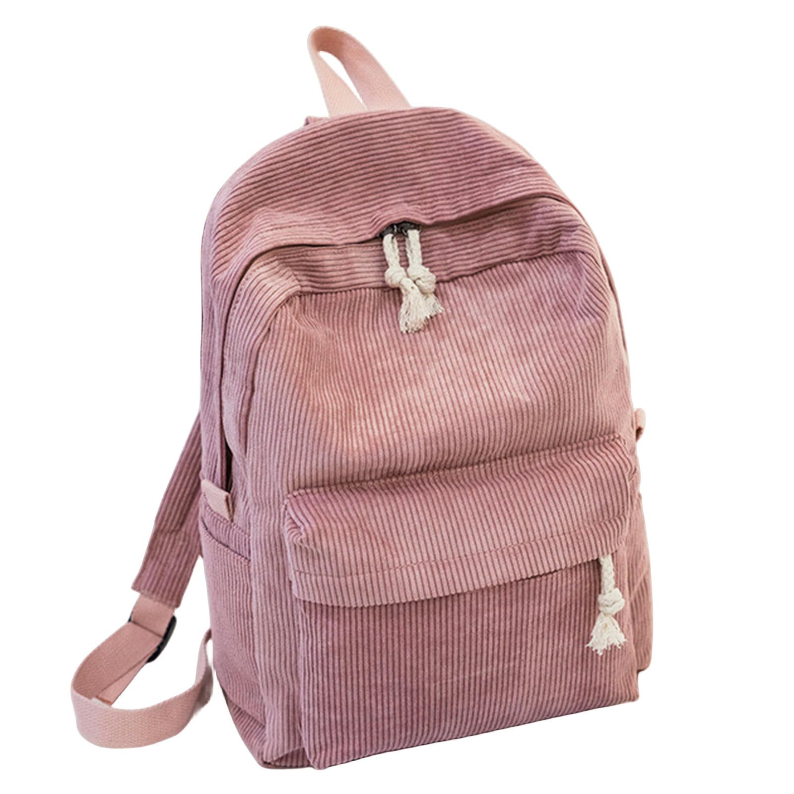 TEideaRucksack Cord -Schultaschen Im Harajuku -Stil Für Frauen: Stilvolle Und Funktionale Rucksäcke Für Schüler Der High School Und College