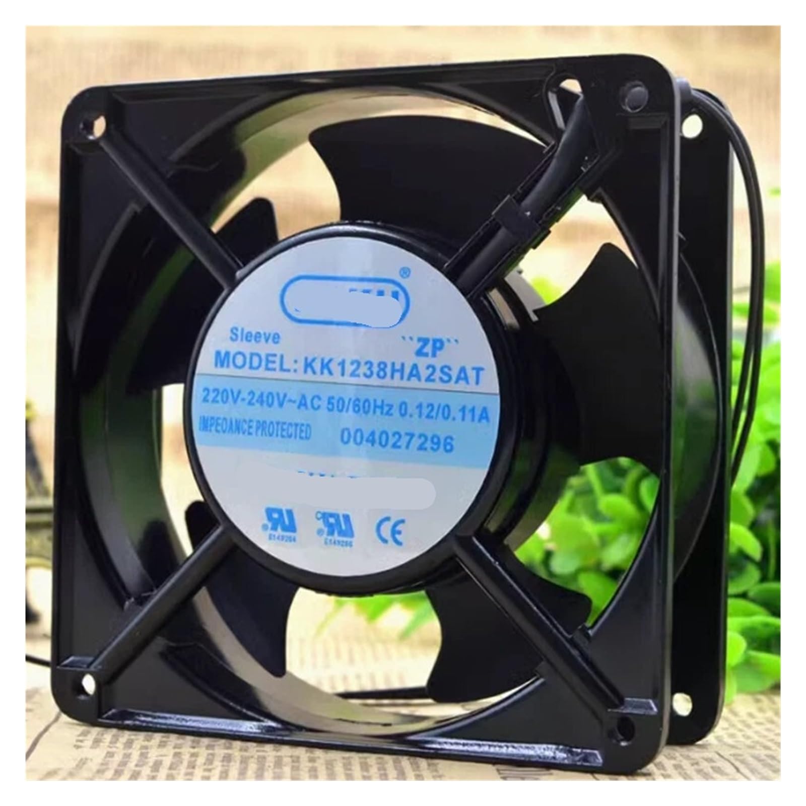 QNEZIQTMH Axial Fan 120x120x25mm 120mm 12025 5V 12V 24V Server Cooling Fan(220v 2wire)
