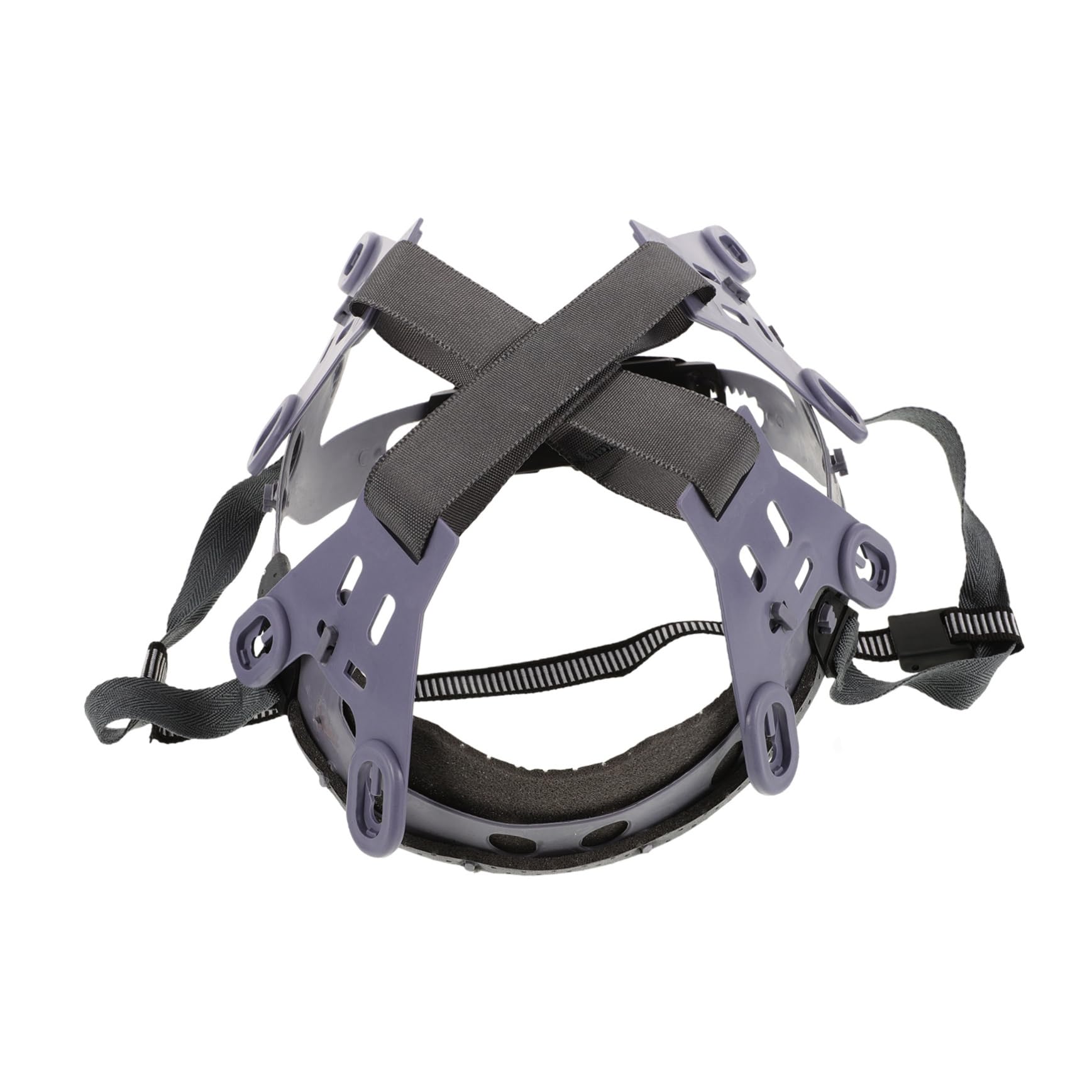 Gadpiparty Helmfutter Schutzhelmeinlagen Hart Liner Konstruktion Helmaufhängung Helmeinsatz Einstellbar Hardhat-zubehör Schutzhelm-ersatzaufhängung Nylon Light Grey