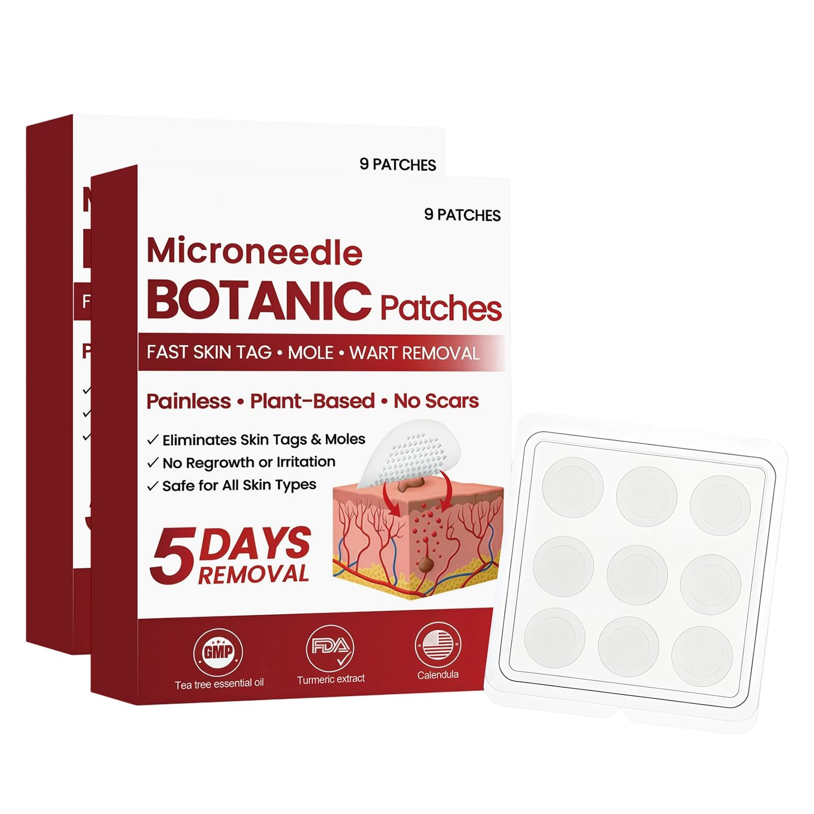 Aoseiens Microdart Patch Skin Care Patches Invisible and Practical Gentle Plasters for Daily Skin Care
