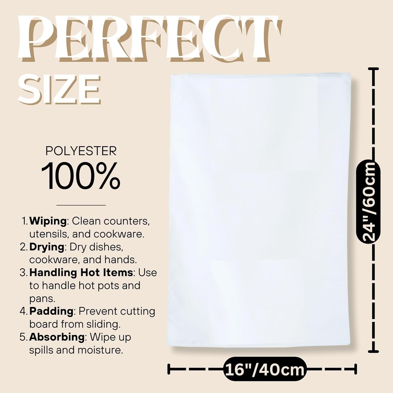 InnoBeta Australian Shepherd Gifts for Aussie Lovers Women, Aussie Kitchen Towel 2 Pack with Australian Shepherd Pattern, 16x24 in Microfiber Dish Tea Towel, Hand Towel Gifts for Christmas, Birthday - Image 7