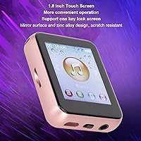 Vista 5 de Reproductor de MP3 completo de 1.8 pulgadas, reproductor de música Bluetooth 5.0 con ROM de cuerpo de 8 GB, soporte de expansión de tarjeta TF