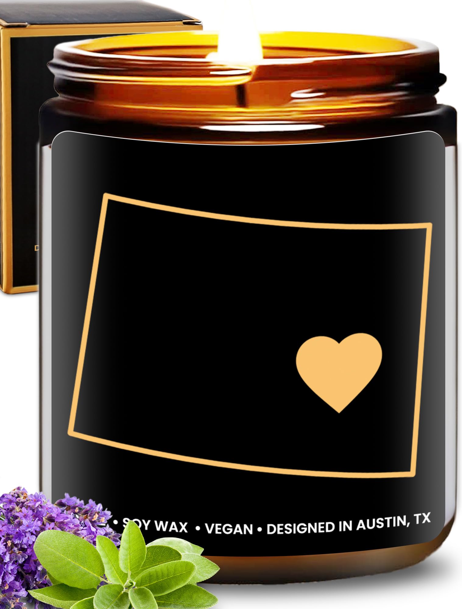 Colorado Candle, Unique Colorado Themed Gifts for Men and Women, Best Sentimental Souvenir Gifts for Moving Away, Thoughtful Home Sick Presents, Ideal