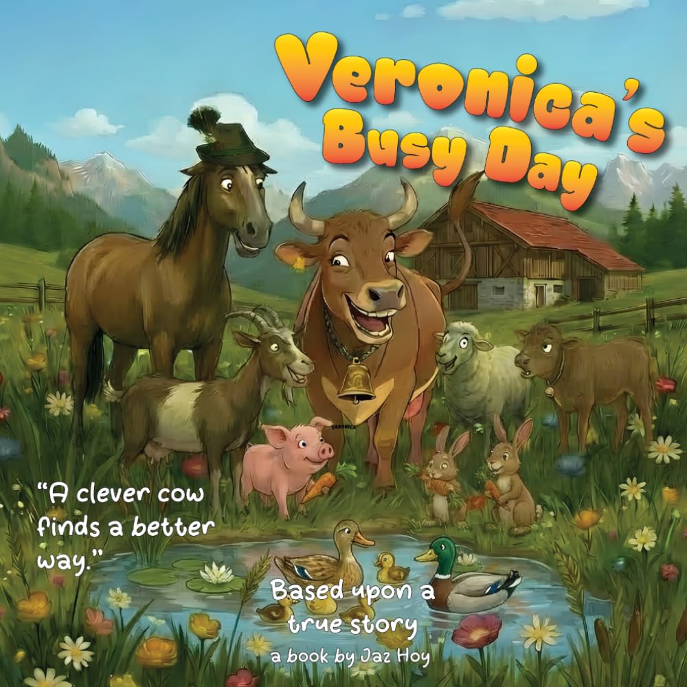 Veronica's Busy Day: A Story About Helping, Rest, and Doing Things Together (Veronica the Clever Cow – Picture Book Series)