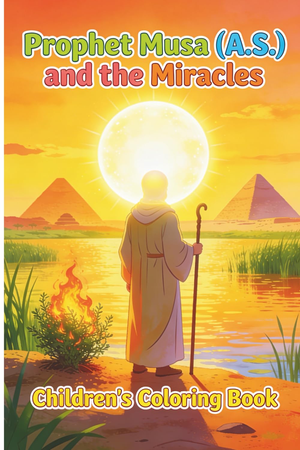 Prophet Musa (A.S) and miracles: A coloring and story book for muslim children