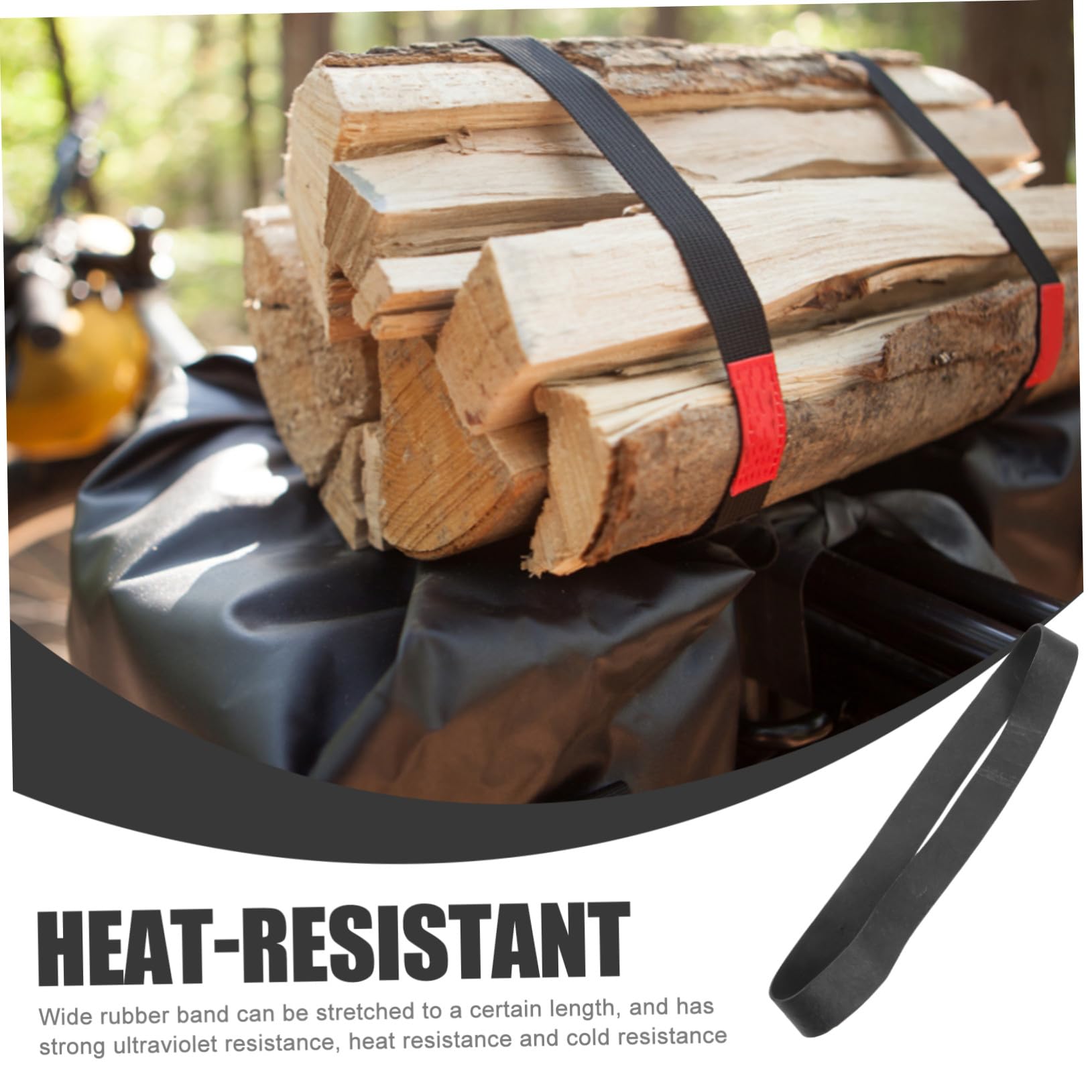 Taktische Outdoor Gummibänder Kleine Große UV beständig Elastisch Kälte Hitzeresistent Vielseitig für Camping Wandern Survival Robuste Schwere Gummibänder