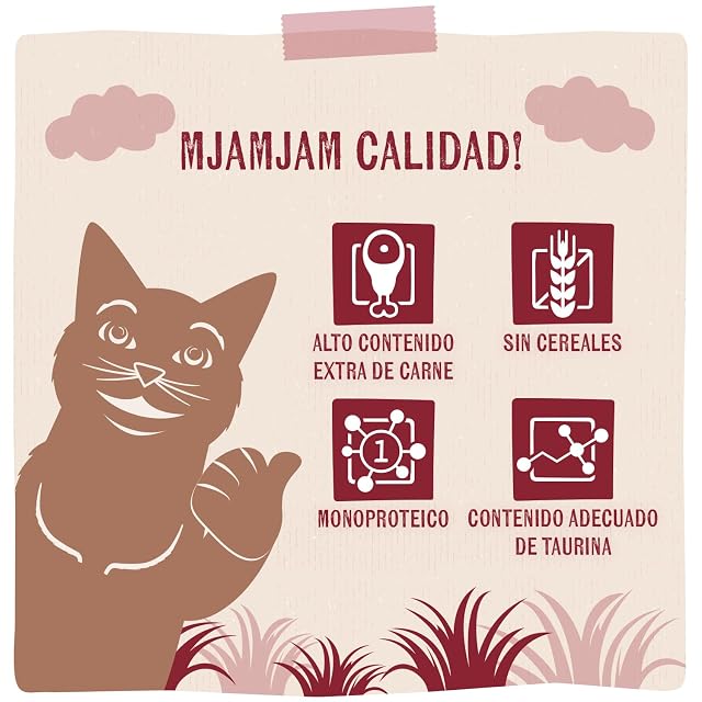 Foto 4 de 6 de MjAMjAM - comida húmeda premium para gatos - disfrute puro de la carne
