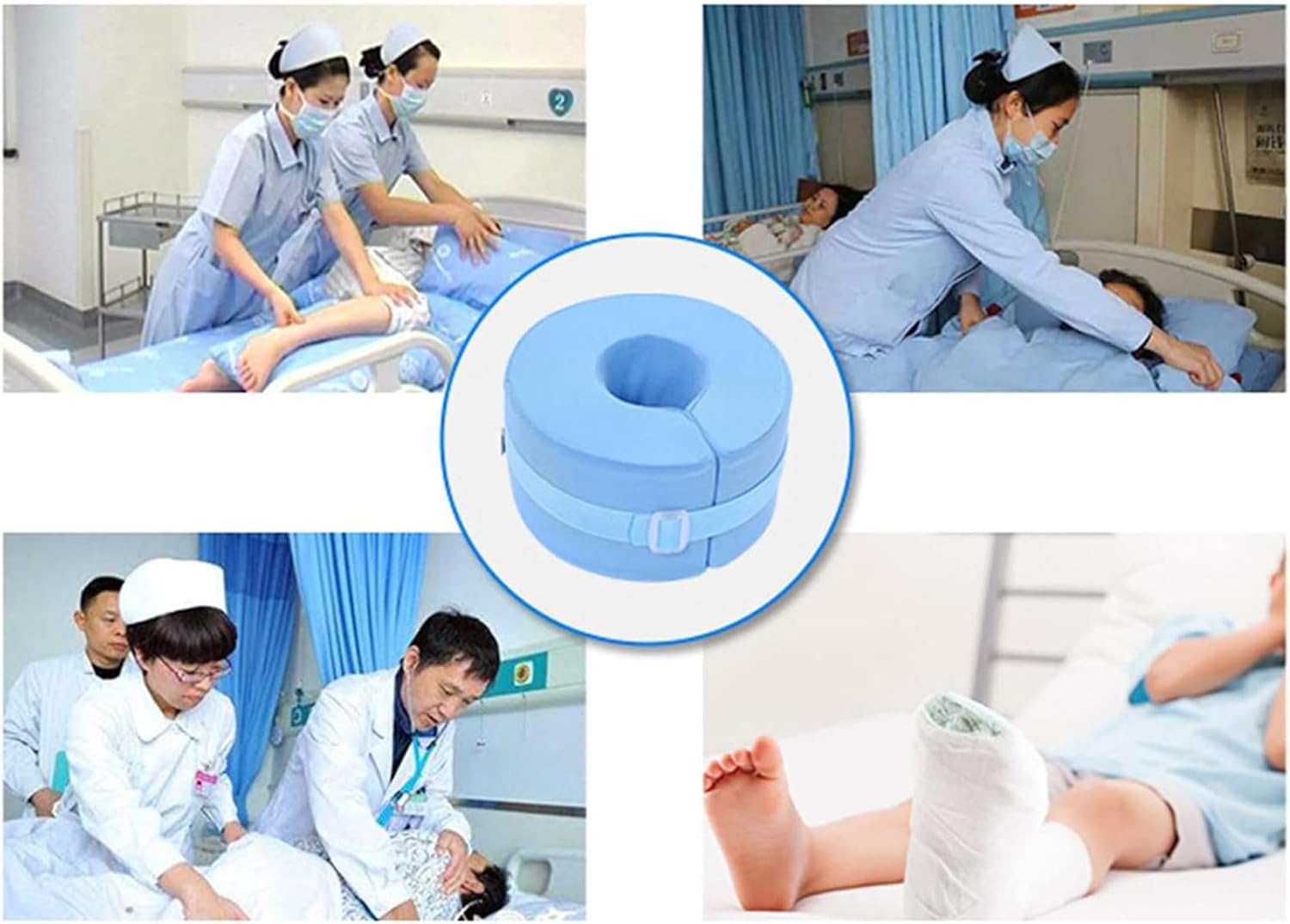 2 Pcs Foot Elevator Support Pillow Sponge Leg Hand Rest Cushion Ankle Pillow for Rest Sleep Relieve Foot Pressure