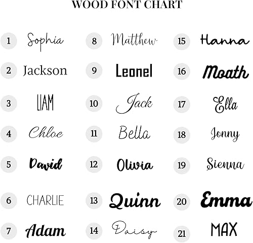 Miniatura 7 de Letrero de madera con nombre personalizado para guardería, decoración de guardería personalizada, letrero de nombre personalizado, letrero de nombre