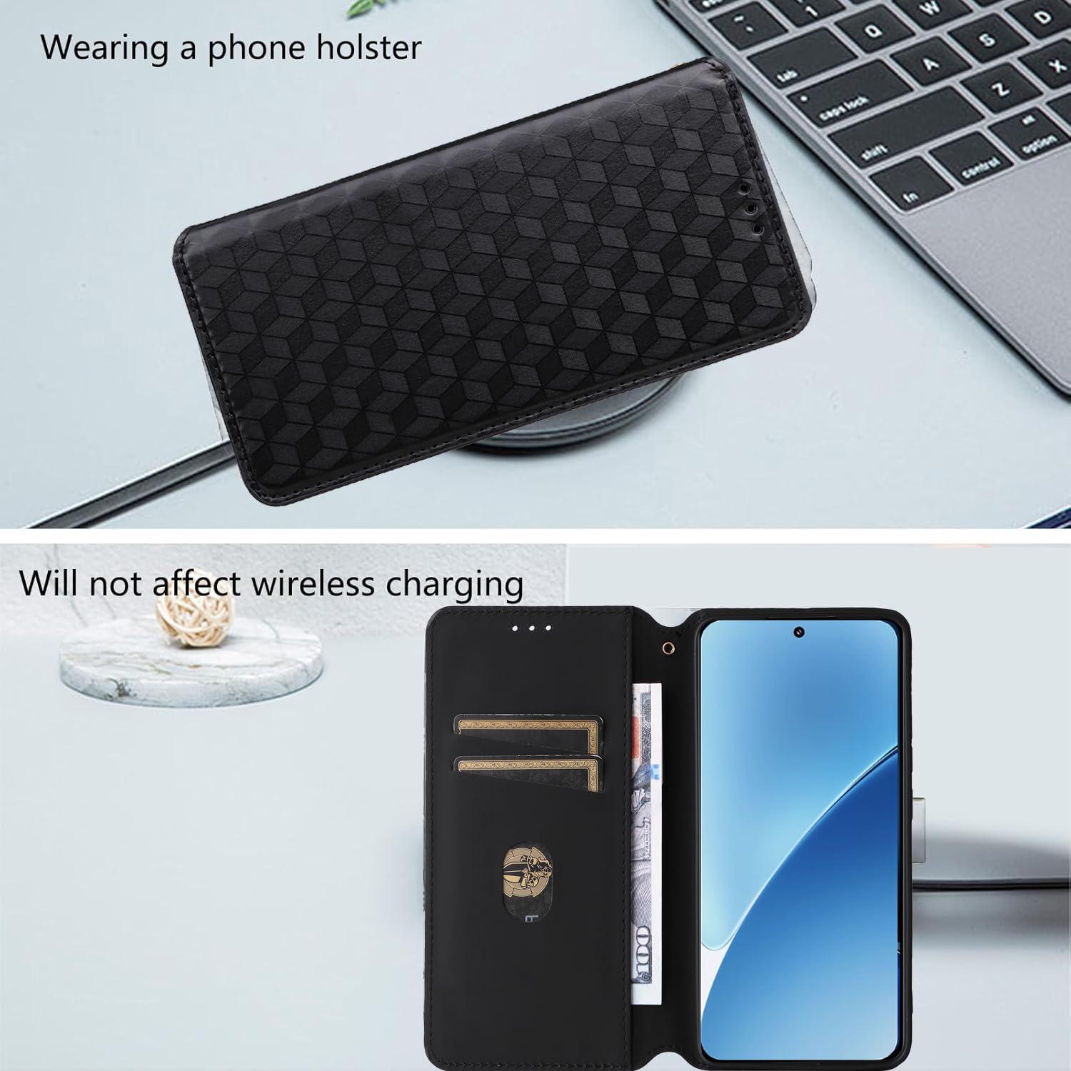 Amazon.co.jp: For Xiaomi 15 用 ケース【KUROMORO】 手帳型 財布型
