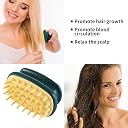 Mockery Hair Scalp Massager Shampoo Brush with Soft Bristles Silicone Scrubber, Hair Massager, Dandruff Comb, Scalp Exfoliator for Hair Growth, Dandruff Removal,Hair Clean & Head Relax (Yellow) gallery image