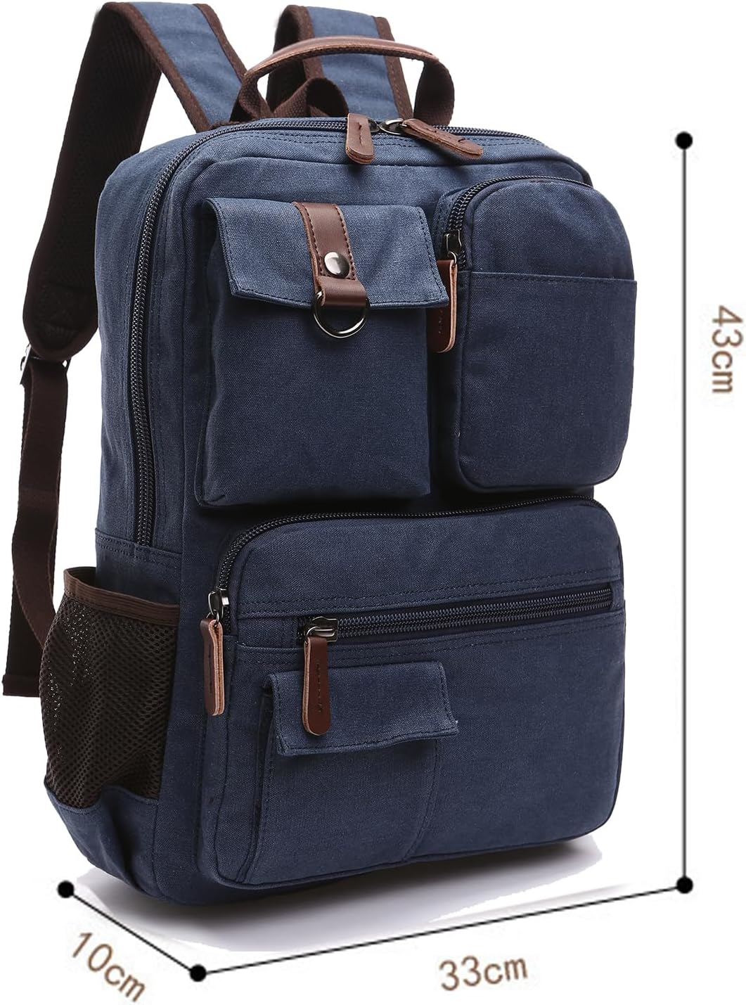 IT'SCARL Travel backpack suitable for men and women, 15inch laptop, waterproof weekend must-have, college work carry on backpack (blue)