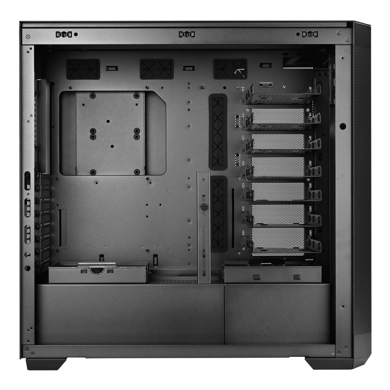 SilverStone Technology SETA H2, Châssis de Poste Informatique hautement Polyvalent, à Grandes capacités de Refroidissement, SST-SEH2-B