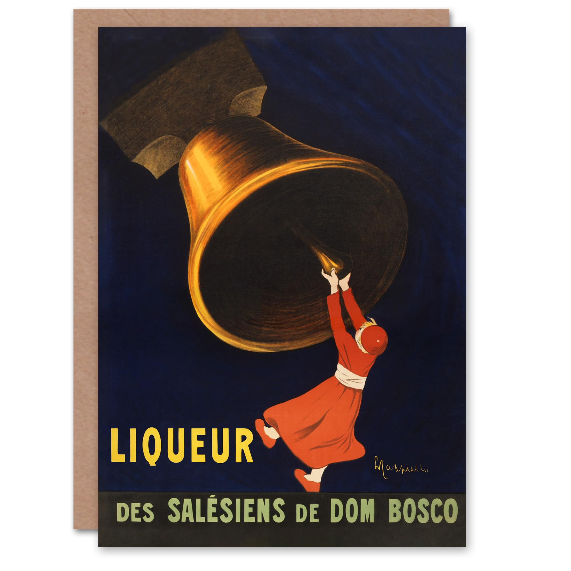 Artery8 Leonetto Cappiello Art Card Angelus Liquor of Priests Advert