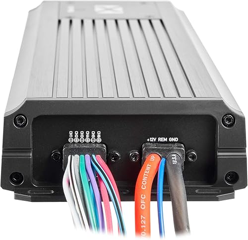 Miniatura 6 de NVX MVPA6 900W Total RMS 6-Channel Bridgeable Marine-V Series Micro Clase D Compacto MarinoPowersportsAmplificador de coche  Clasificación de