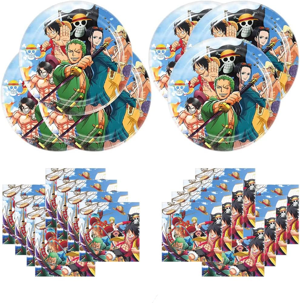 We1Fit One-Piece birthday Party Supplies,40PCS One-Piece Party Tableware Set for 20 Guests&iuml;&frac14;&OElig; One-Piece Birthday party Decorations &iuml;&frac14;&OElig;Used for kids Birthday Party Supplies Party Favor