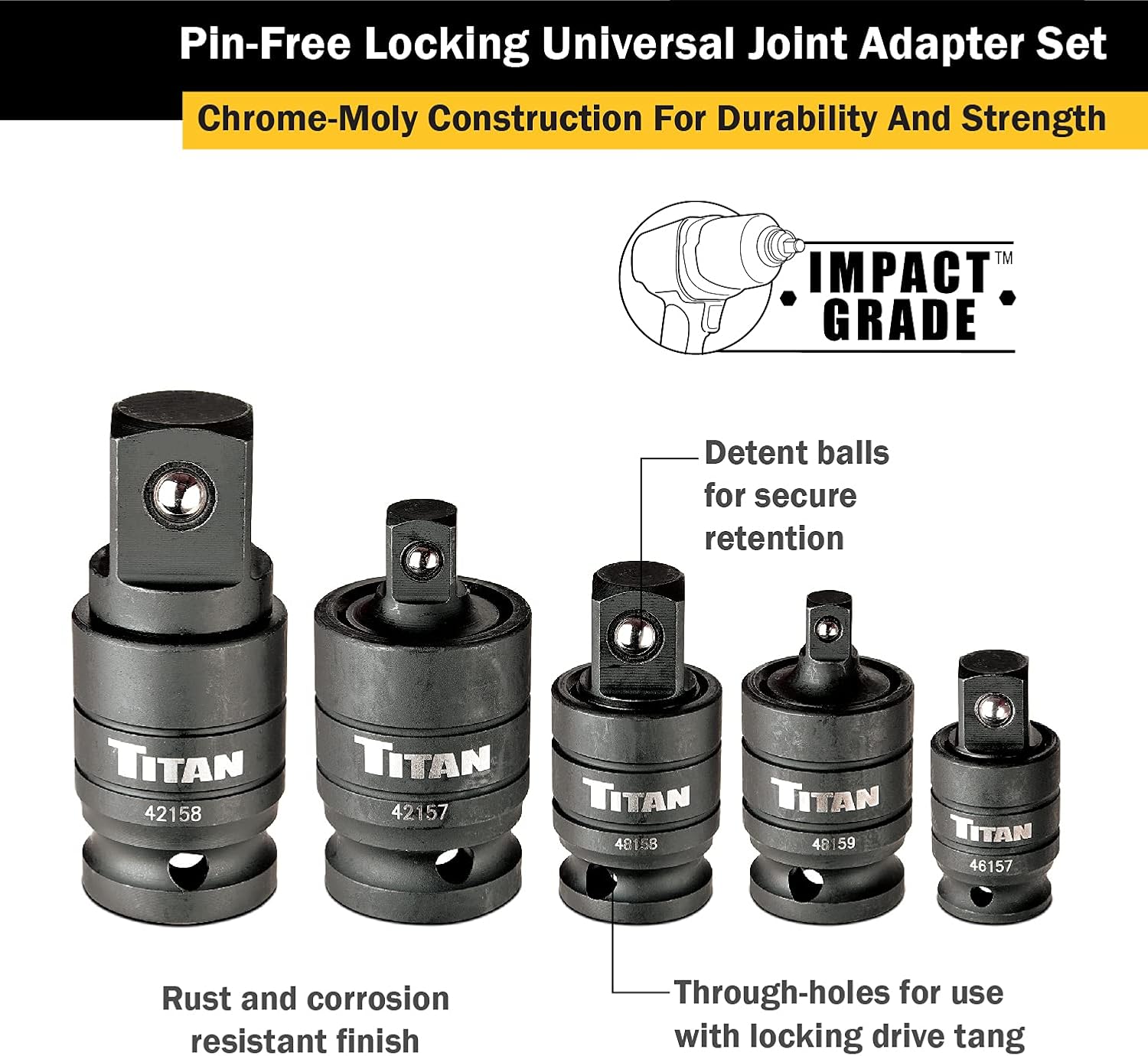 Titan 16150 Wobble Adapter Set - 5 Piece