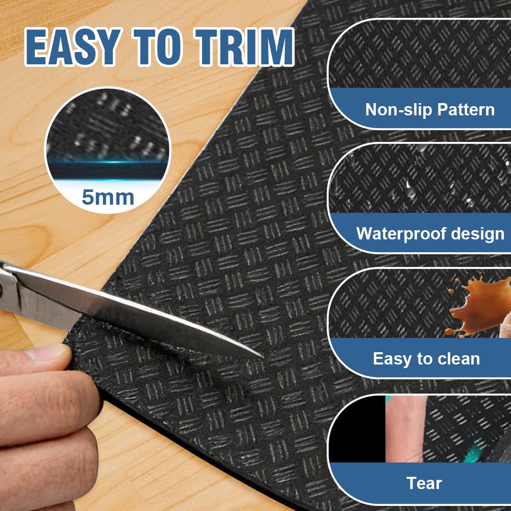 Tapis anti-vibration pour machine à laver, en silicone antidérapant, des deux côtés, 60 x 60 cm, tapis anti-vibration pour machine à laver, congélateur, sèche-linge et machine à café