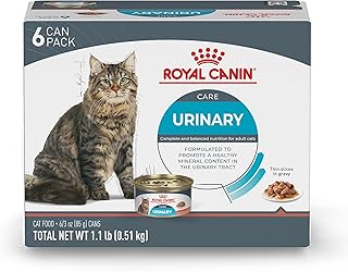 Royal Canin Feline Care Nutrition Urinary Care Adult Thin Slices in Gravy Cat Food, 3 oz (Pack of 6)