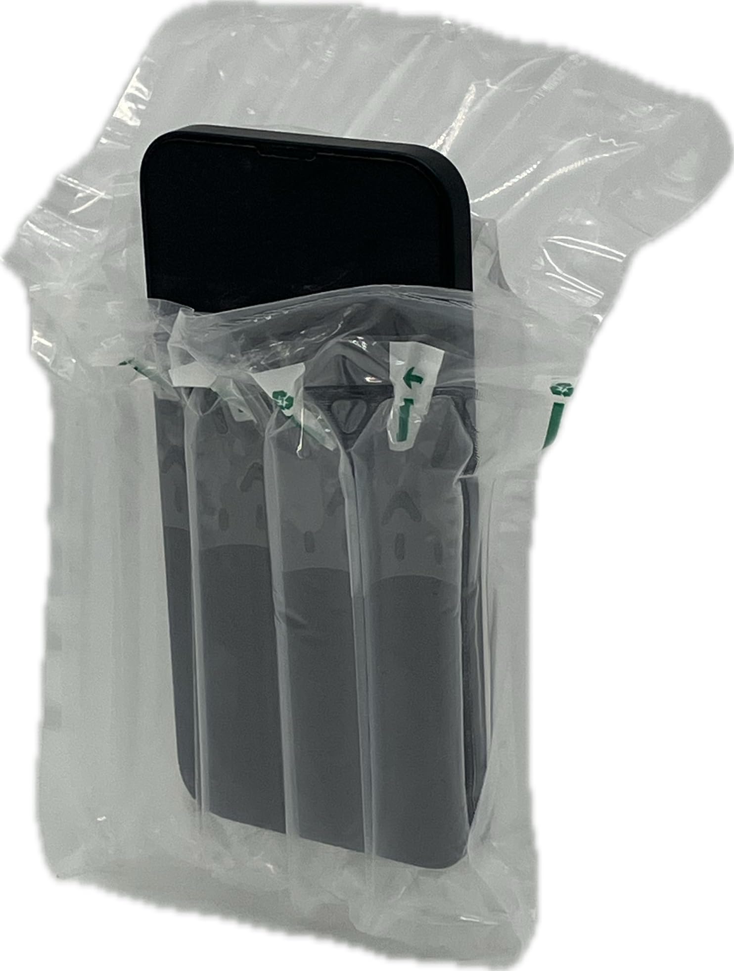 3-10x Aufblasbarer Smartphone Versandschutz, Luftpolster klein für z.B. Handy, Versandtasche, Luftsäulenprotektor, mit Blasrohr (3)