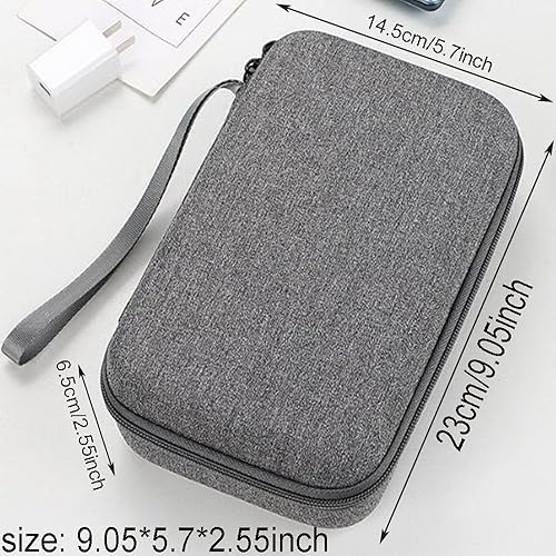Miniatura 2 de Organizador electrónico duro, bolsa de accesorios de cable de viaje, funda organizadora electrónica impermeable, bolsa organizadora de accesorios