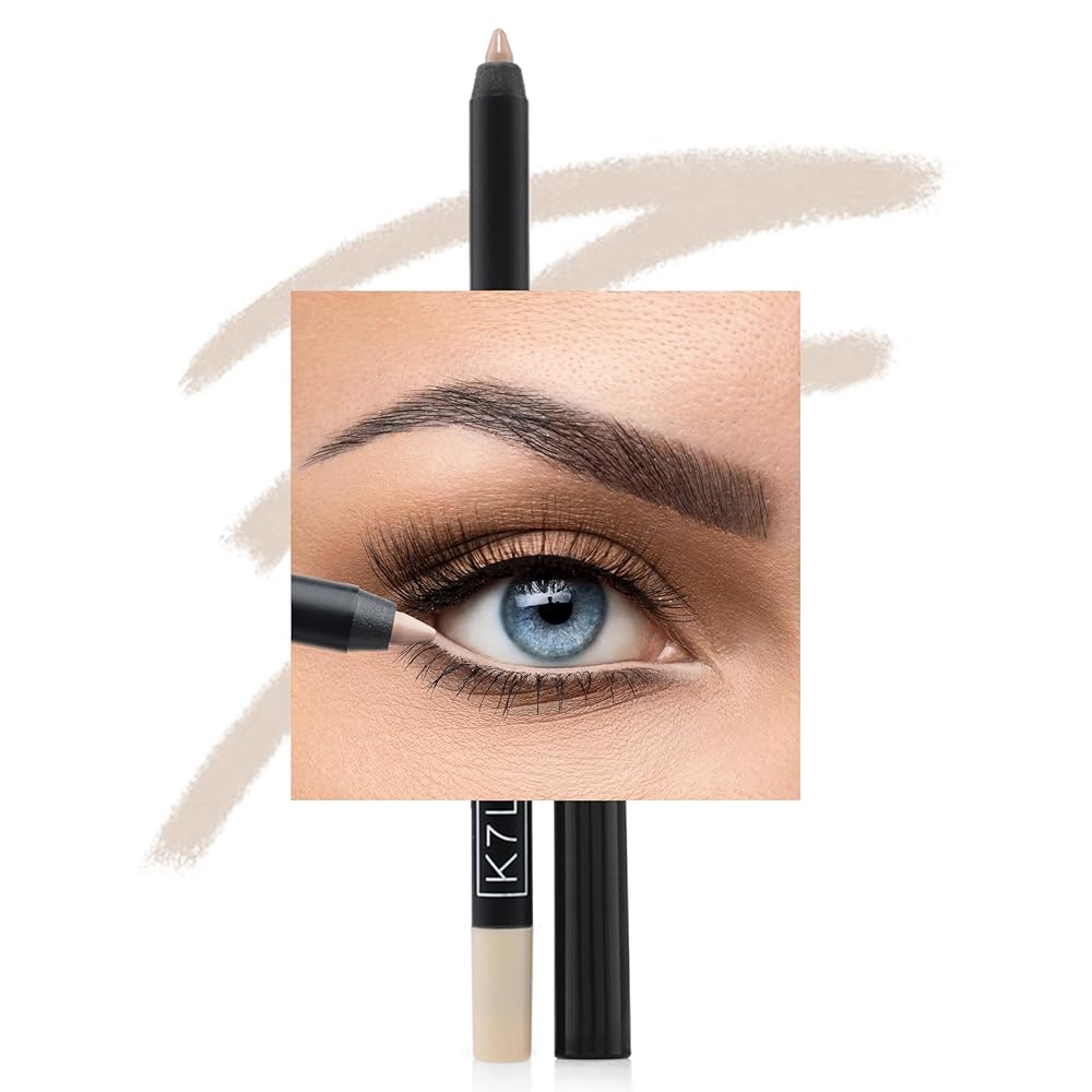 K7L Nude Eyeliner Brightens with a creamy formula - Waterproof and Smudge-Proof