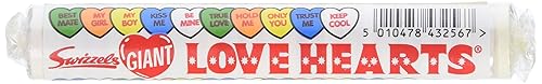Swizzels Matlow Giant Love Hearts 38g1.35oz - Paquete de 12